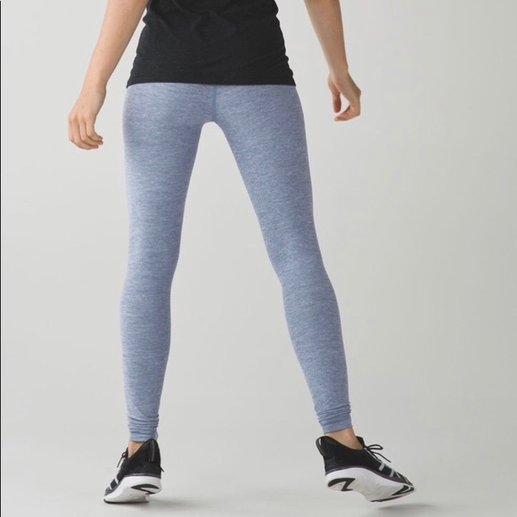 Lululemon Wonder Under Pant (Heathered Blue) - Picture 3 of 3